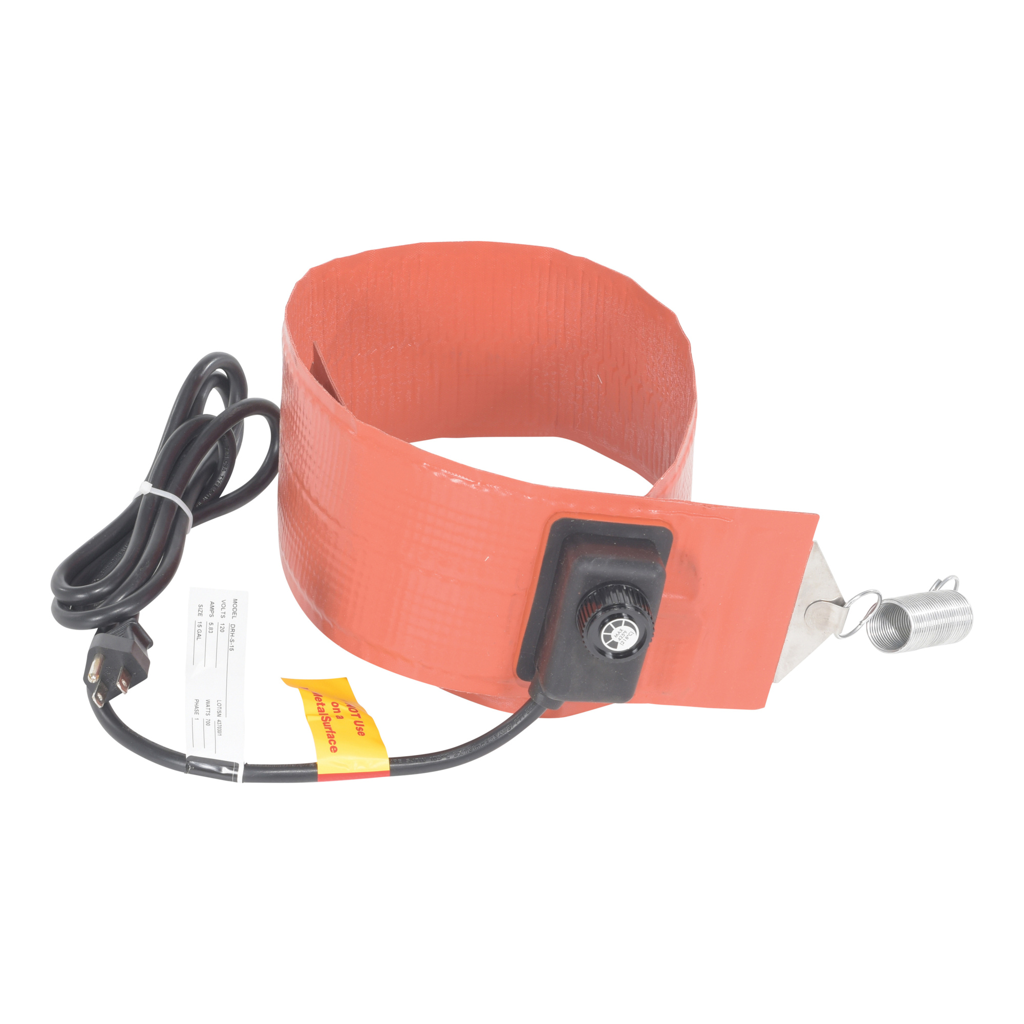 Vestil Steel Drum Heater For 15 Gallon Drums Red